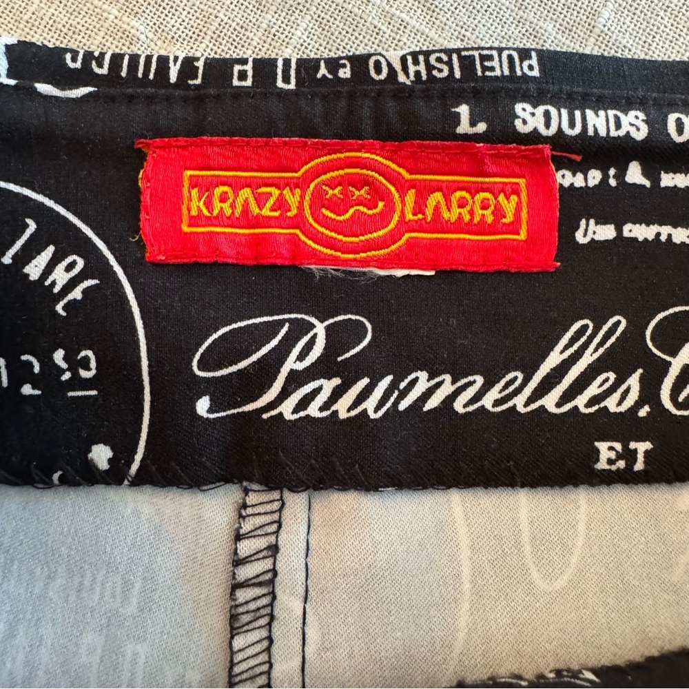 Krazy Larry pull-on pants no tag see measurements